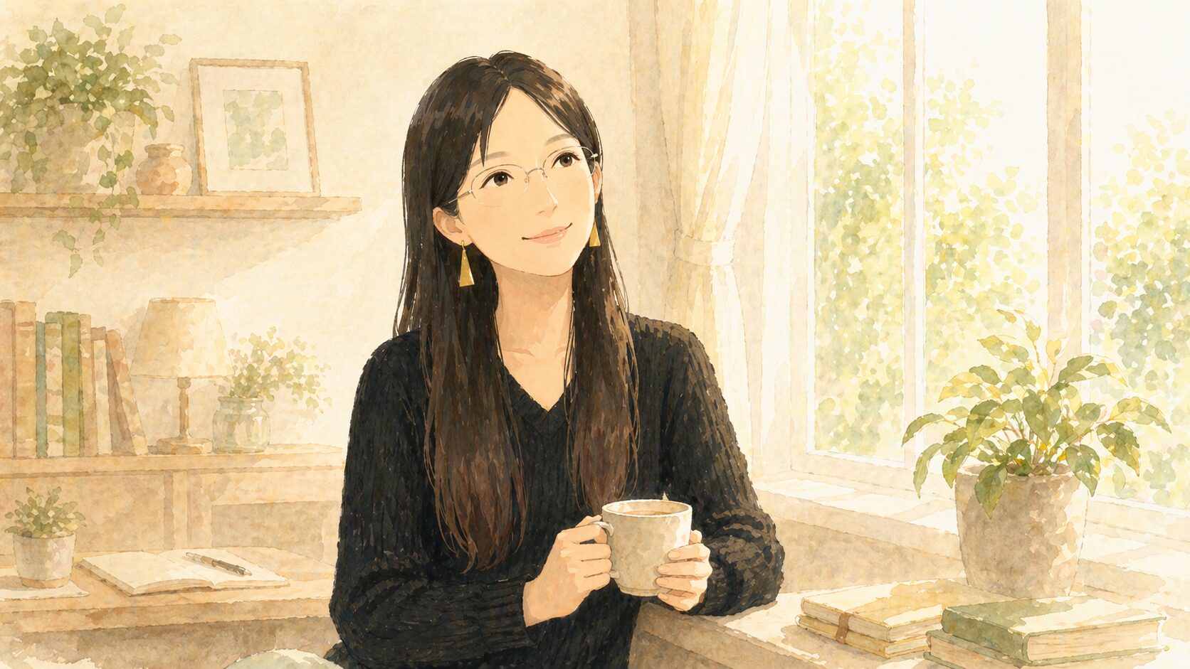 50代で看護師を辞めた後も焦りながら動き続け前を向く女性
