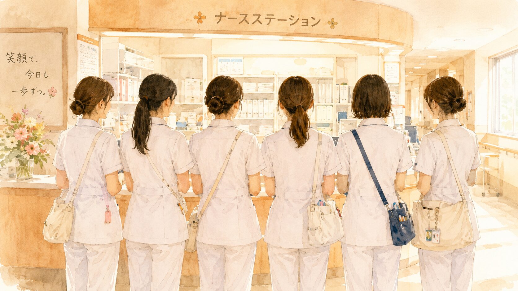 新人時代の同期6人|34年看護師の振り返り